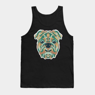 Bulldog Portrait Tank Top